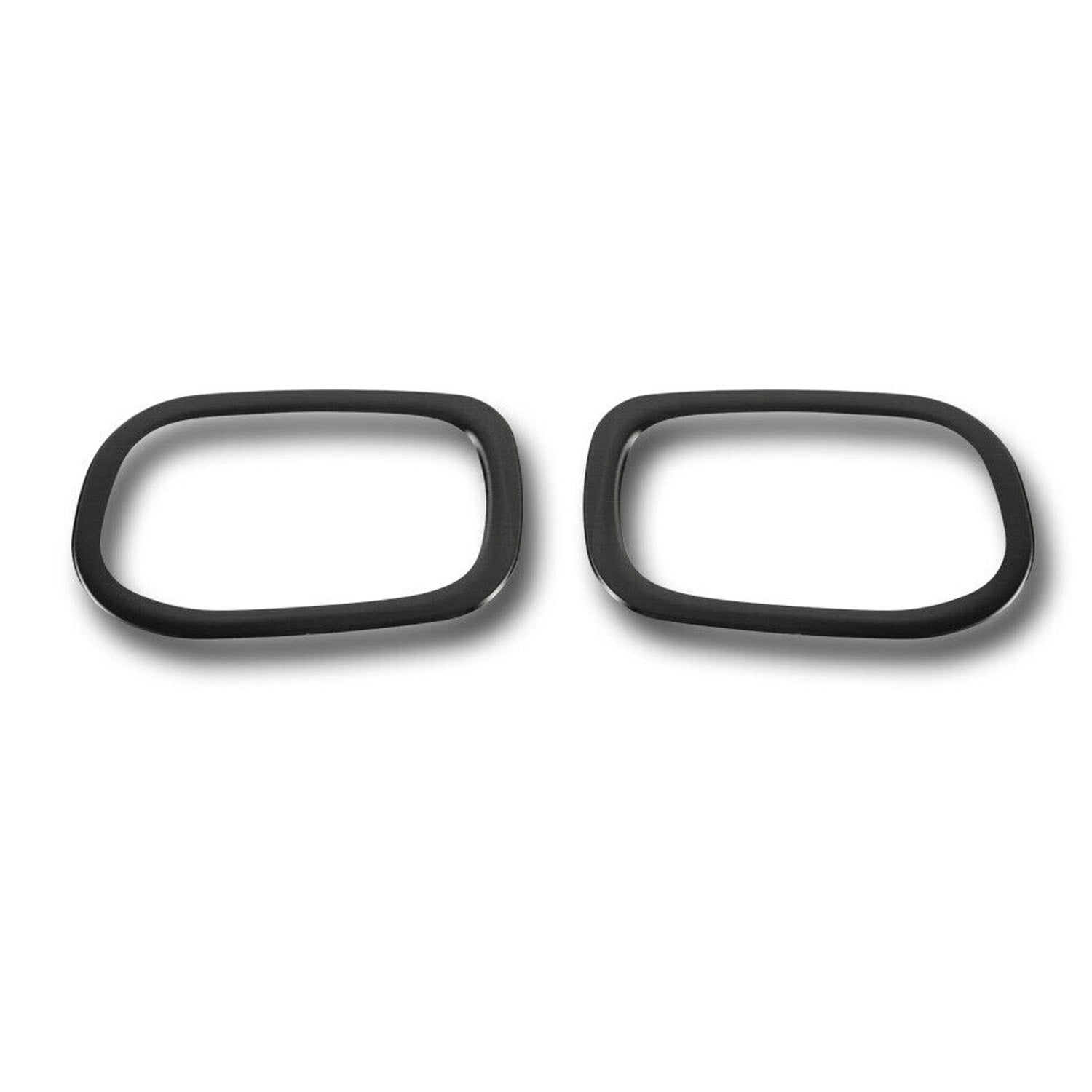 2015-2018 Jeep Renegade Rear Reflector Lamp Rim Frame Brushed Dark Steel