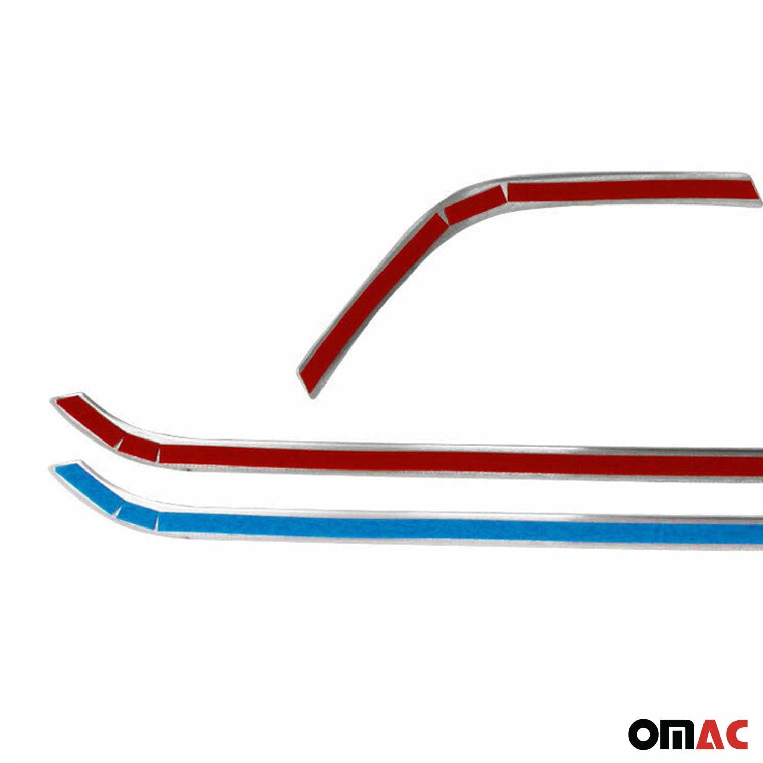 2021-2026 Ford Transit 150 250 350 Front Bumper Grill Trim Molding Stainless Steel 4x