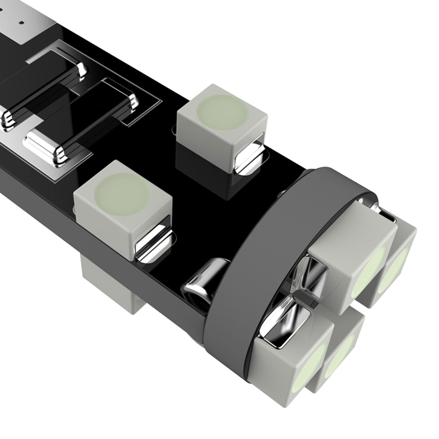 T10 8 SMD LED Bulb w/ Integrated Canbus - 2PC White