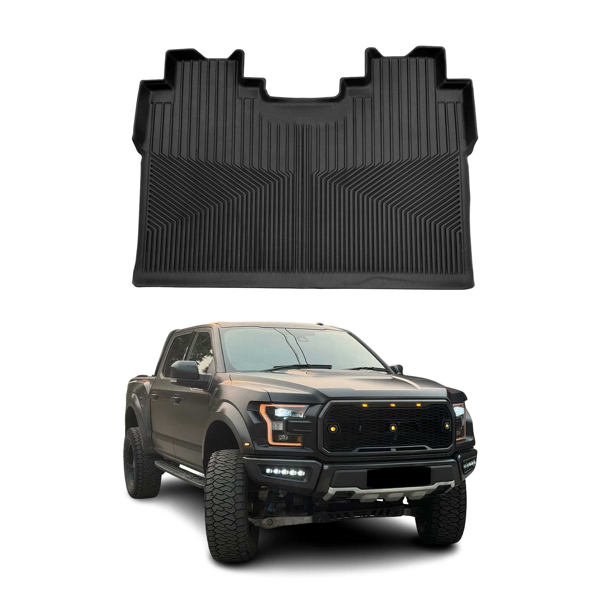 2015-2020 Ford F-150 SuperCrew Premium Floor Mats Liners Second Row Rear