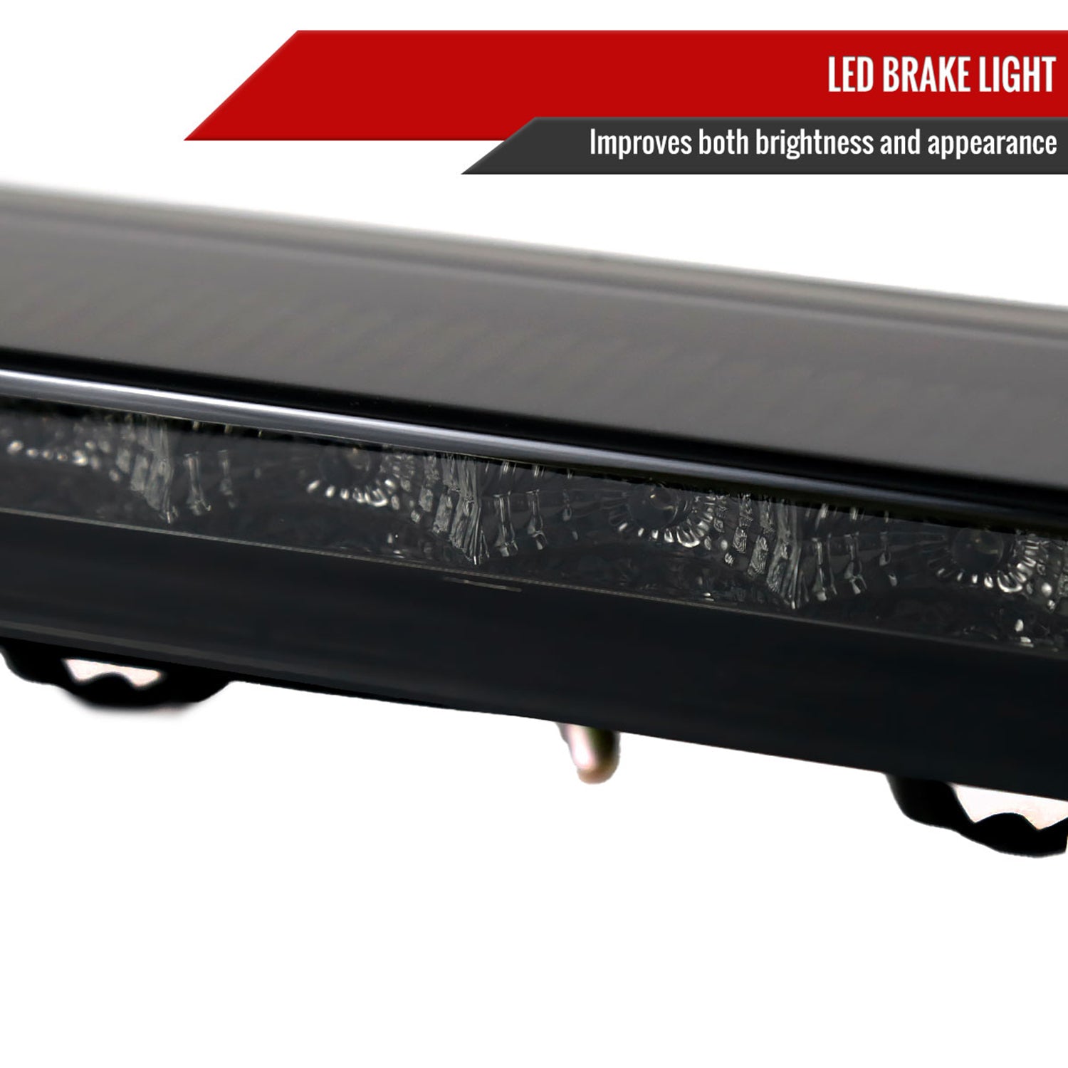 1999-2004 Ford Mustang LED 3rd Brake Light Chrome Housing/Smoke Lens