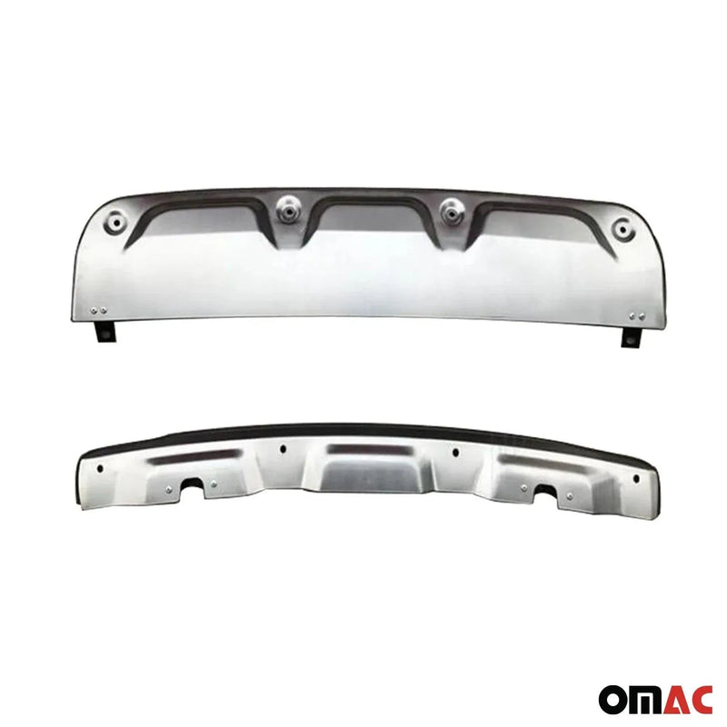 2012-2016 Honda CR-V Front Rear Bumper Diffusor Bodykit Aluminium Gray 2Pcs