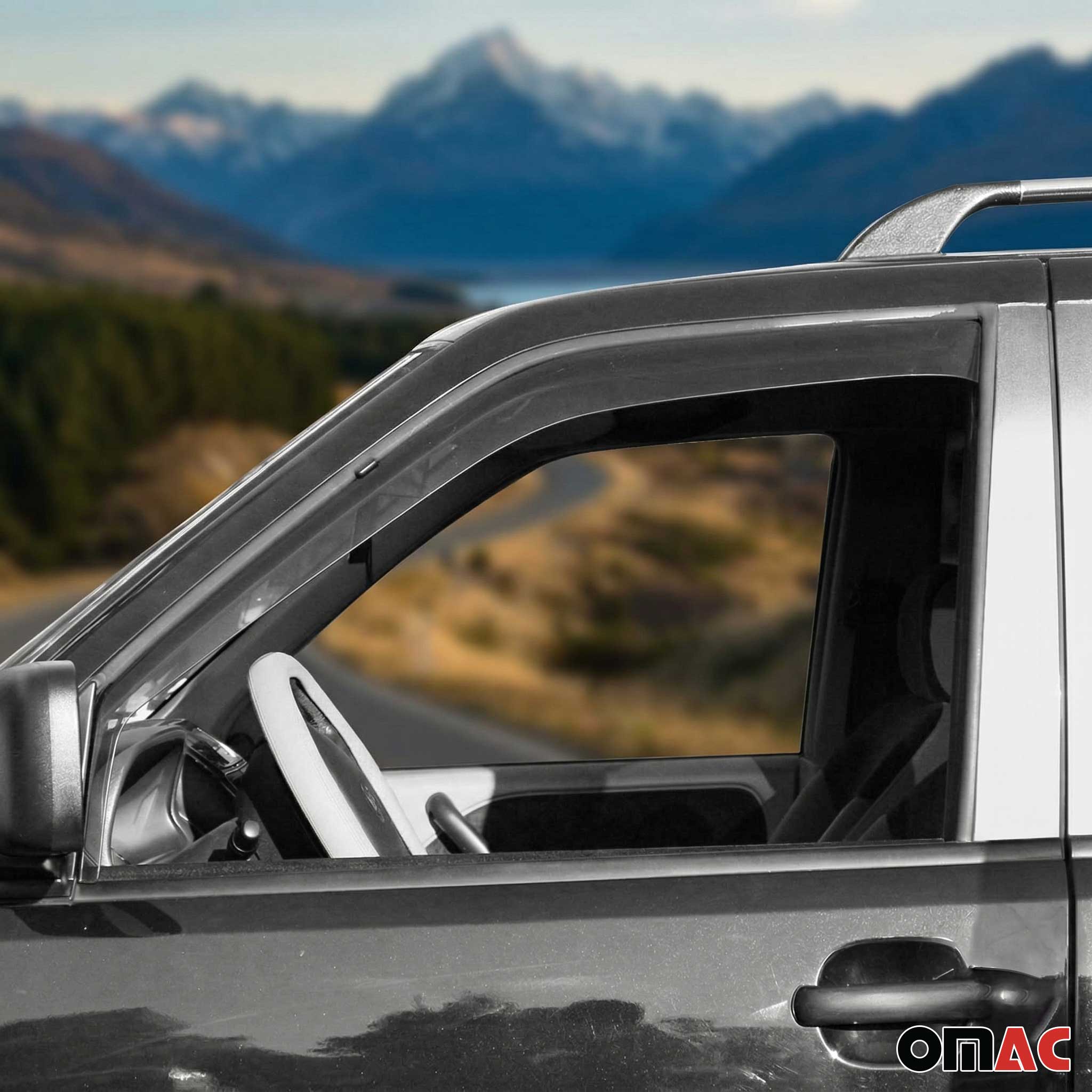 1991-1995 Toyota 4Runner Window Visor Vent Rain Deflector 2Pcs Smoke