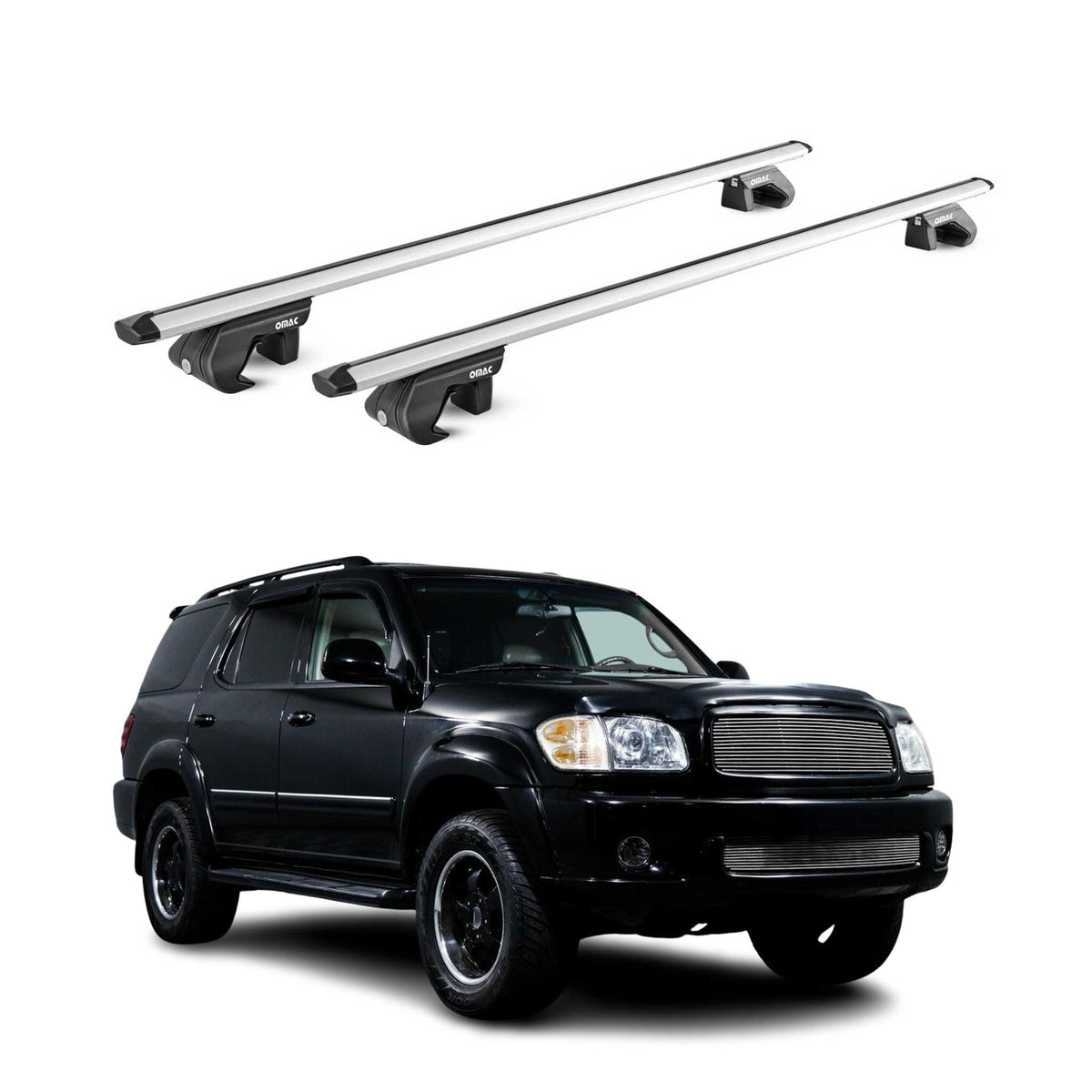 2001-2007 Toyota Sequoia Roof Rack Cross Bars Luggage Carrier 2 Pcs