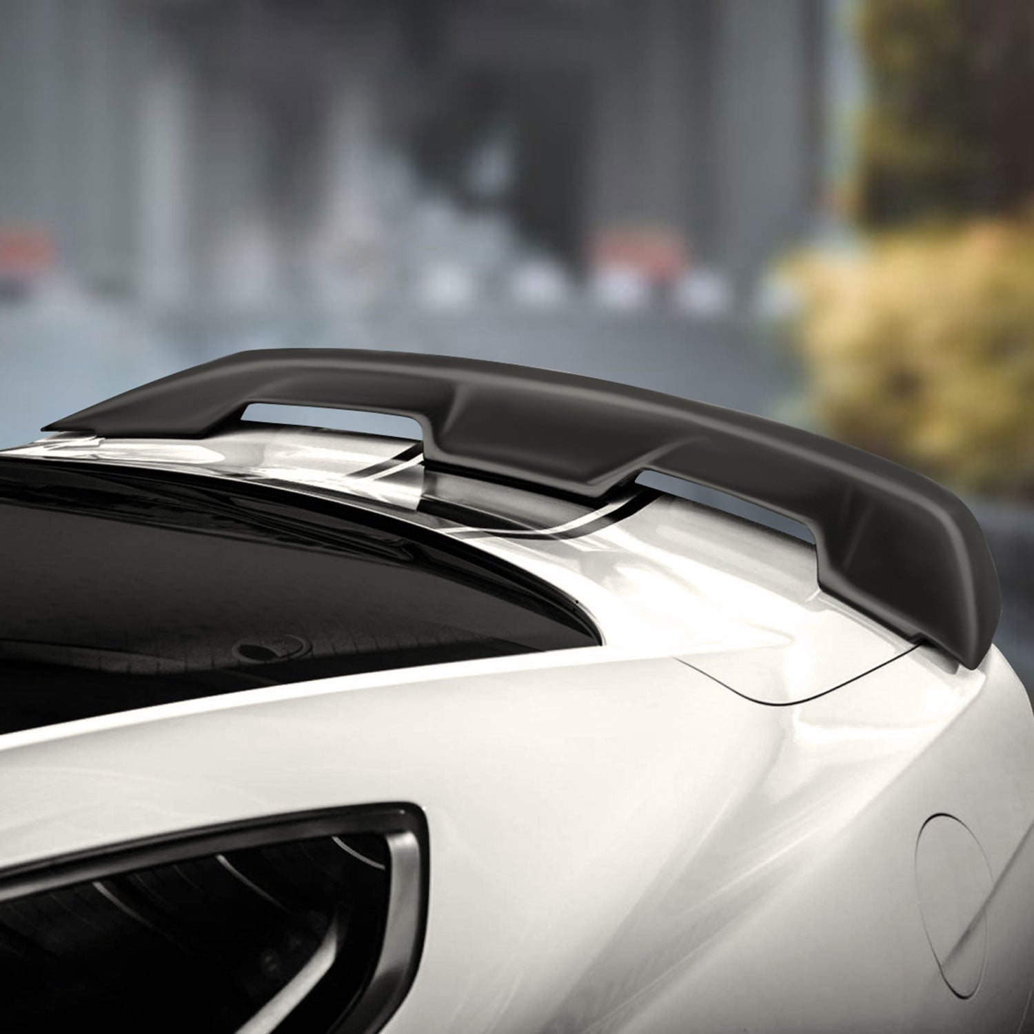 2015-2022 Ford Mustang Matte Black ABS GT500 Style Rear Spoiler
