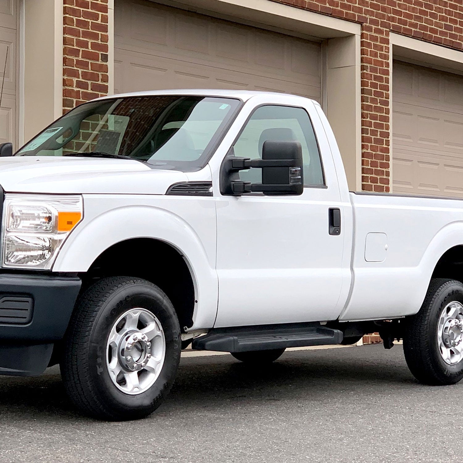 1999-2016 Ford F-250/350/450/550 Manual Towing Mirrors Smoke Lens &Turn Signal