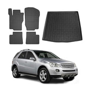 1998-2005 Mercedes M ML Class W163 Floor Mats & Cargo Liner Full Set All Weather