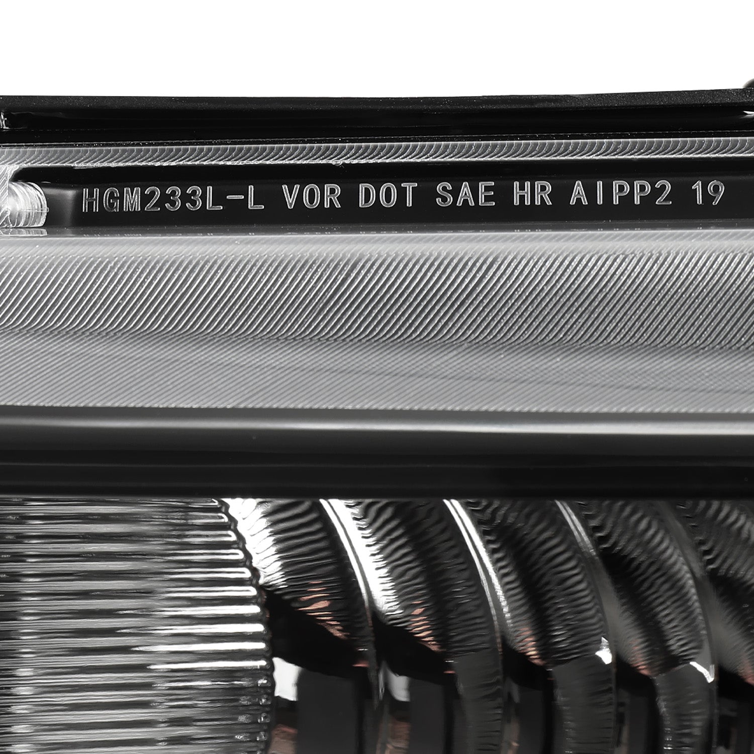 2019-2021 Chevy Silverado 1500 Factory Projector Headlight Matt Black/Clear