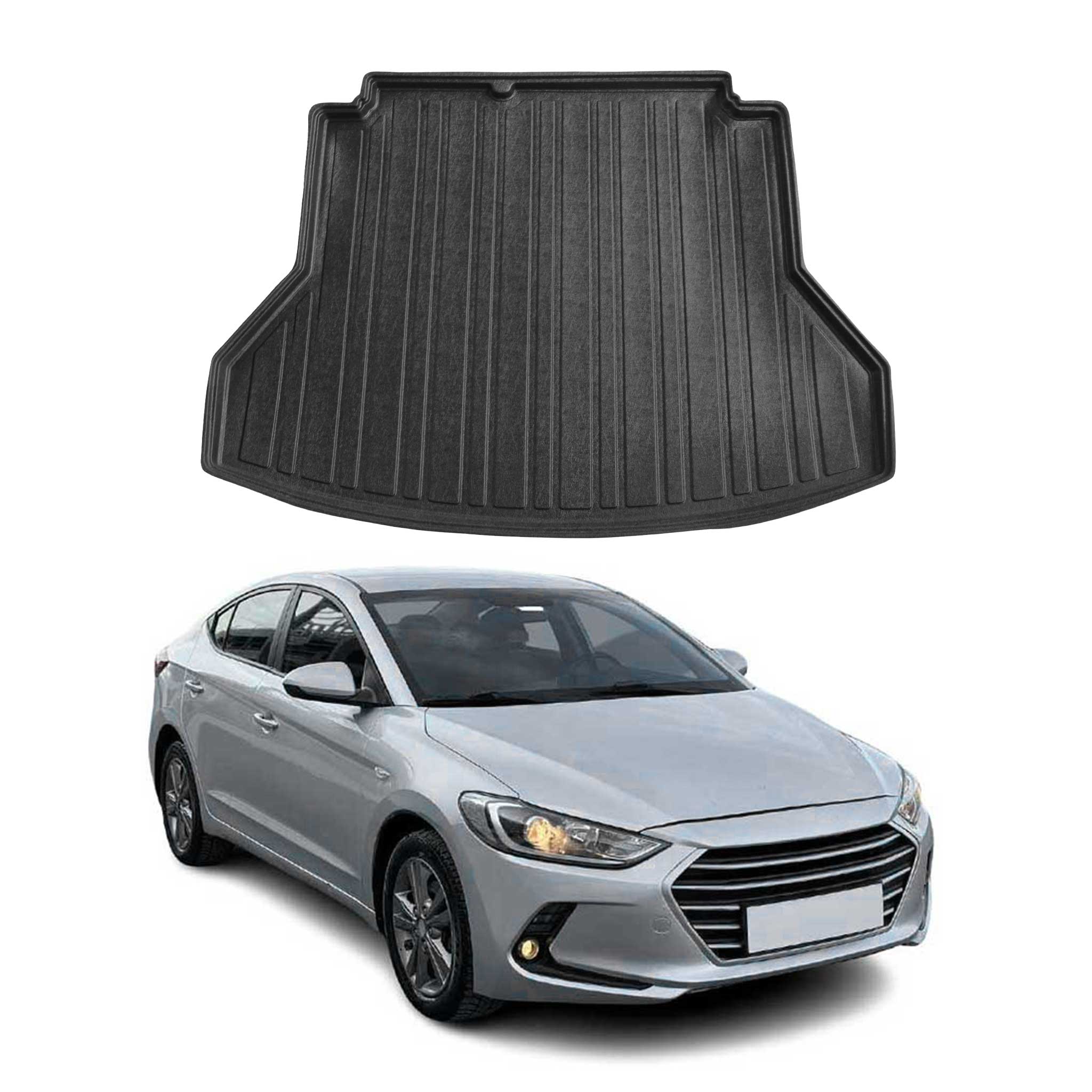 2017-2020 Hyundai Elantra Cargo Liner Trunk Mat All Weather Black