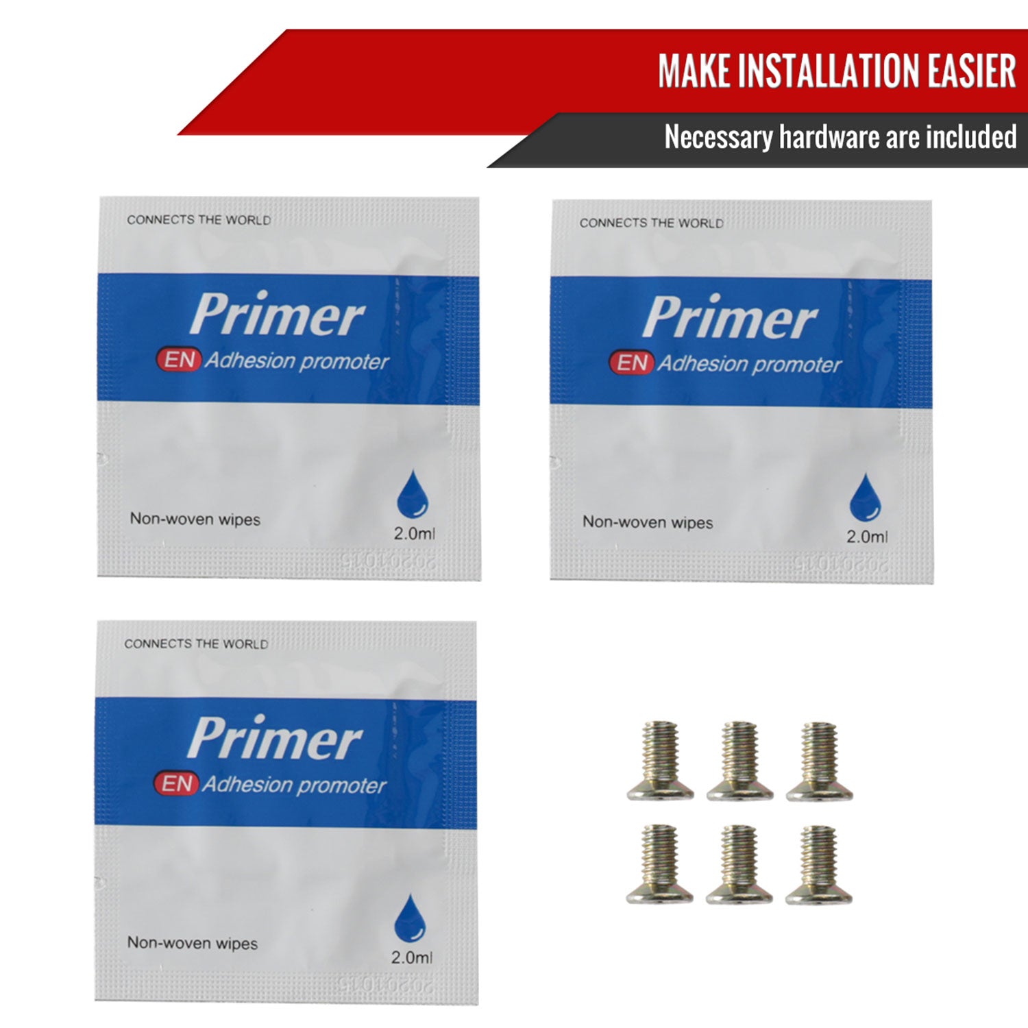 2009-2014 Ford F-150 Glossy Black 3PC Rear Roof Spoiler Wing Kit