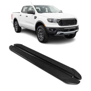 2019-2024 Ford Ranger SuperCab/Crew Cab Nerf Bar Side Step Running Boards Alu 2x