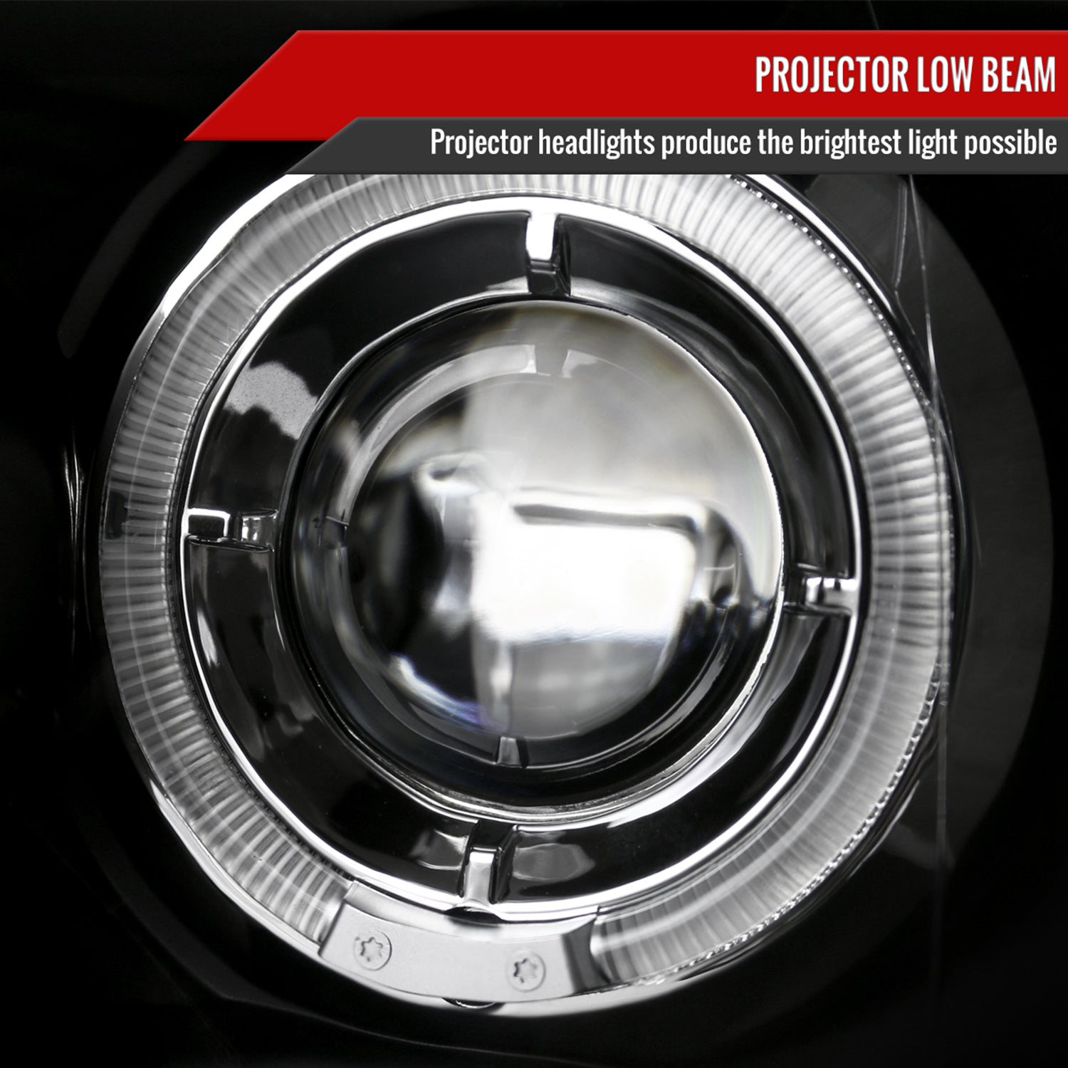 2006-2008 VW Golf Rabbit / Jetta Dual Halo Projector Headlights Matte Smoke