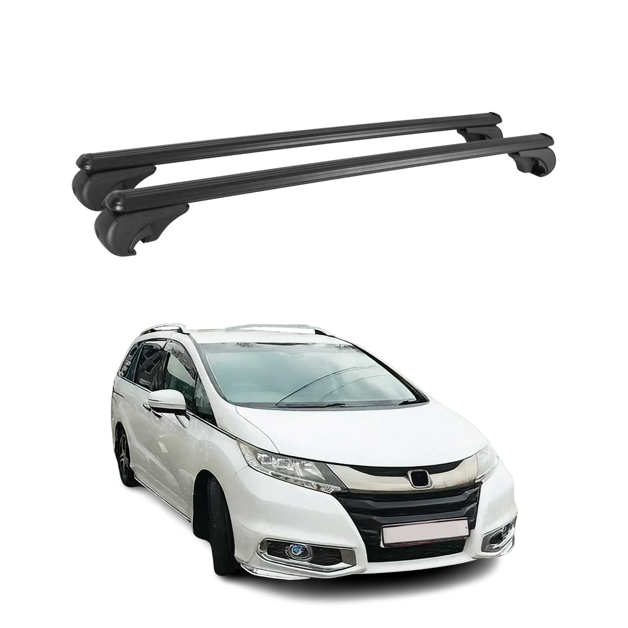 2011-2017 Honda Odyssey Roof Rack Cross Bars Black