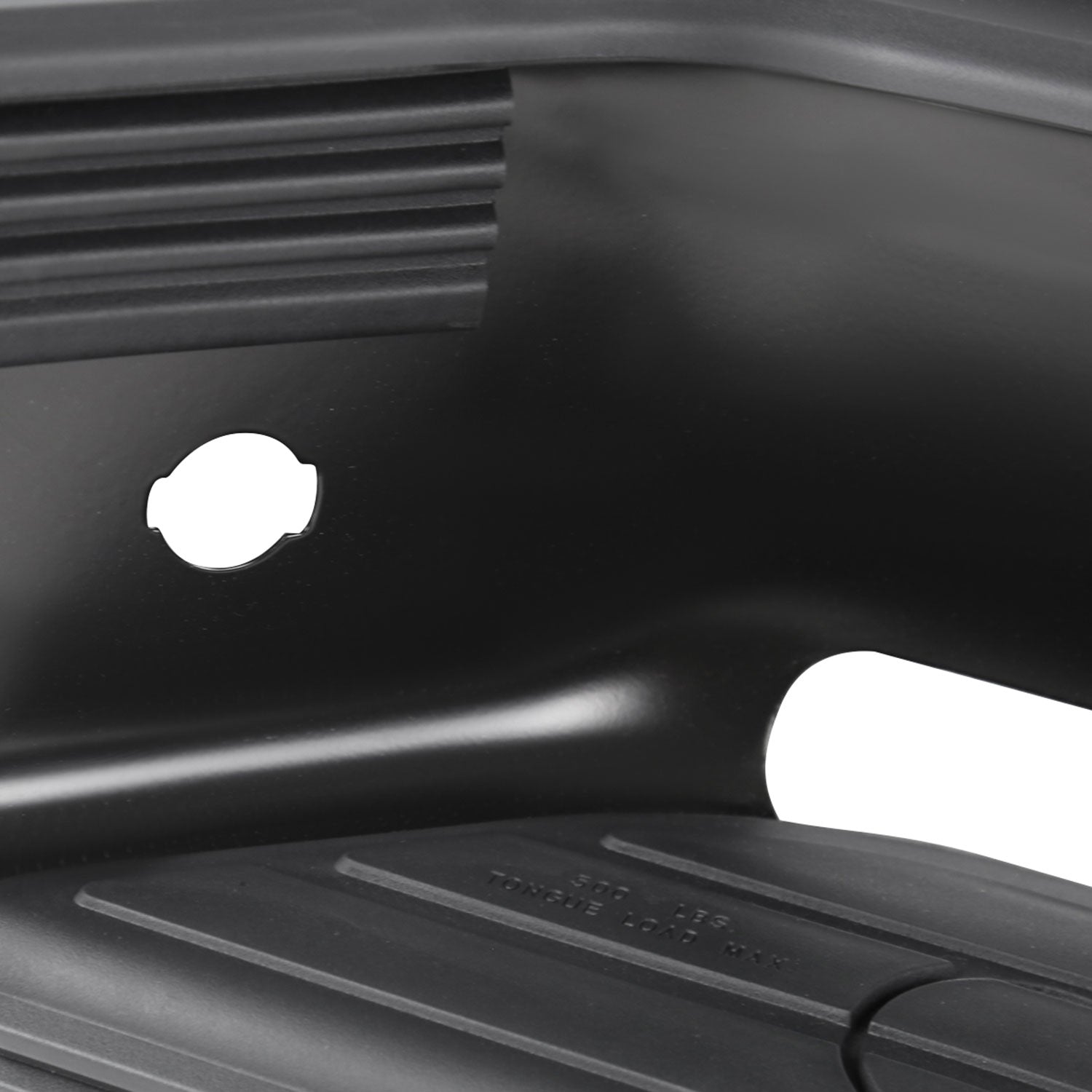 1988-2000 Chevy GMC 1500/2500/3500 Black Steel Replacement Rear Step Bumper