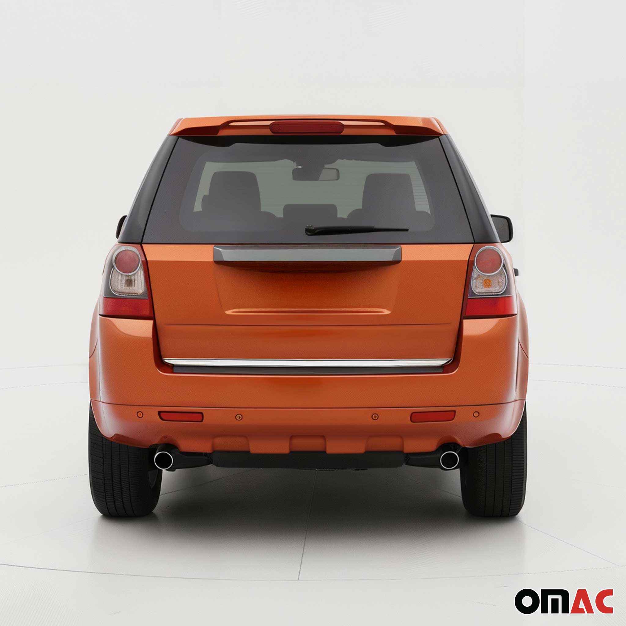 2008-2015 Land Rover LR2 Rear Trunk Molding Trim Stainless Steel Silver 1Pc