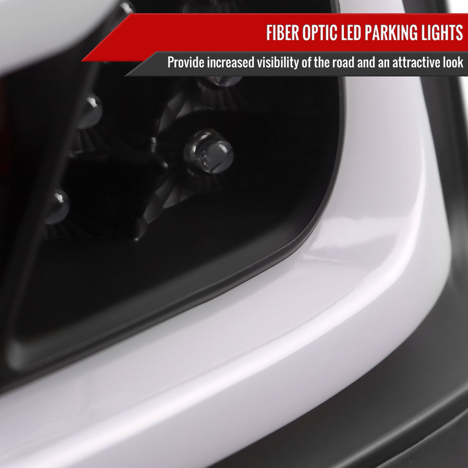 2009-2011 BMW E90 3-Series 4Dr Sedan Red LED Tail Light Matte Black/Clear Lens