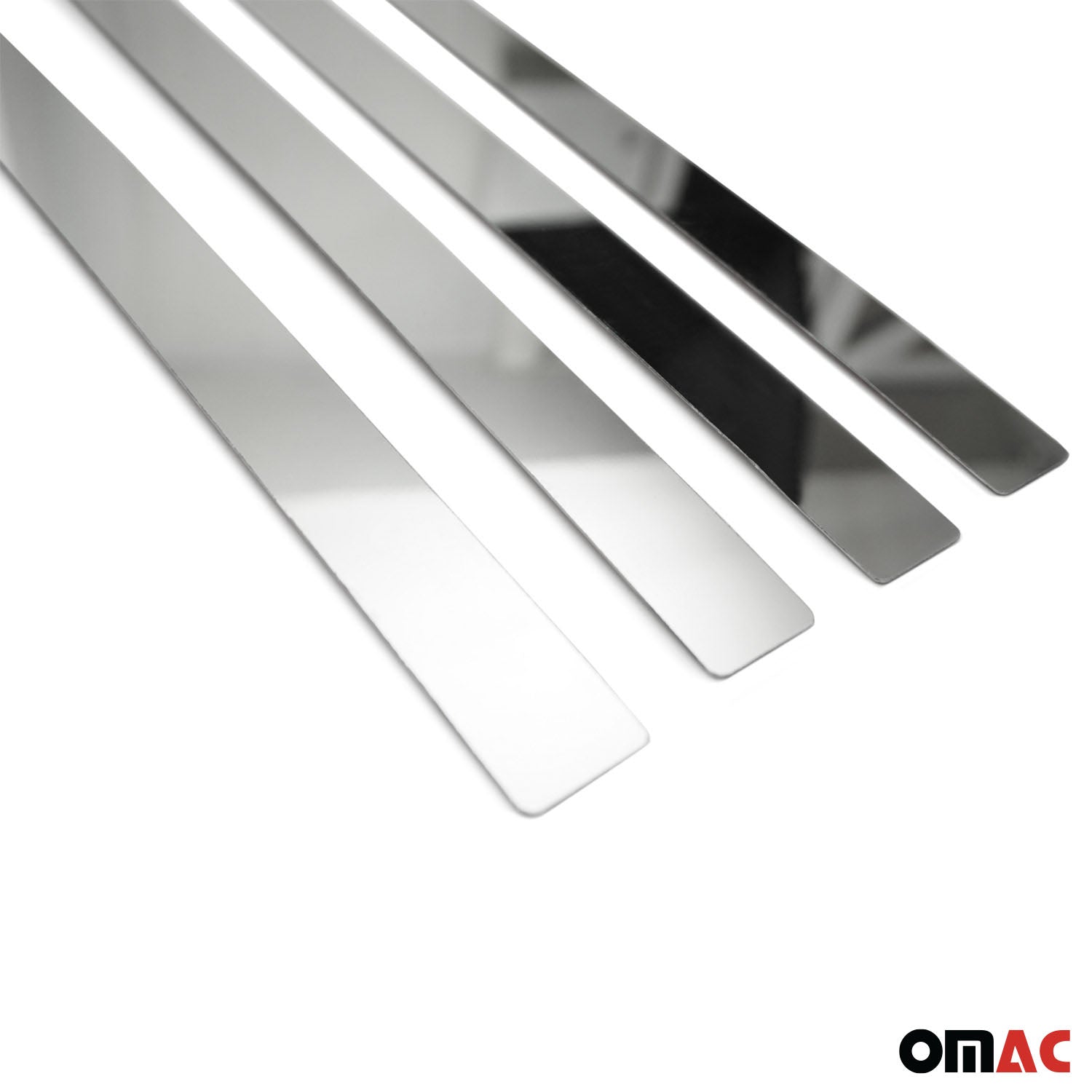 2005-2015 Toyota Tacoma Side Door Molding Trim Skirt Garnish Stainless Steel Silver 4Pcs