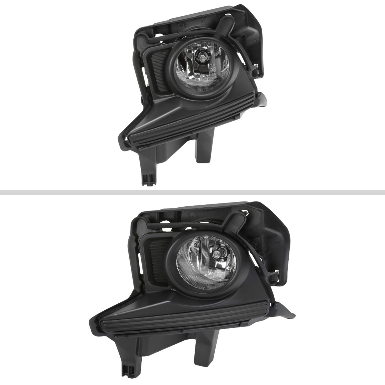 2014-2016 Toyota Highlander H16 Fog Lights Kit Chrome Housing/Clear Lens