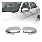 2006-2011 Hyundai Accent Side Mirror Cover Caps Chrome Silver 2 Pcs