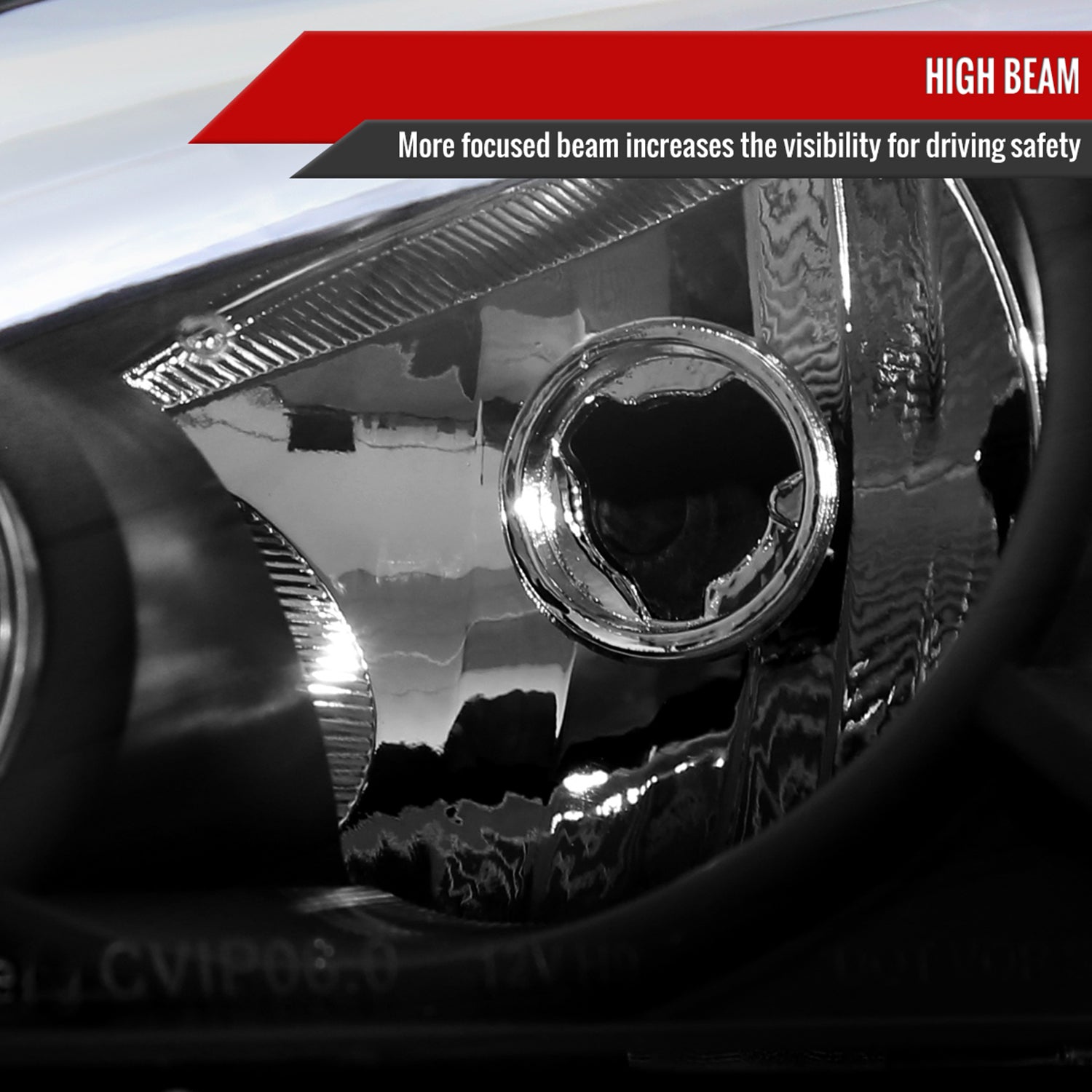 2006-2013 Chevy Impala/Monte Carlo/Impala Limited Factory Headlights LED Black