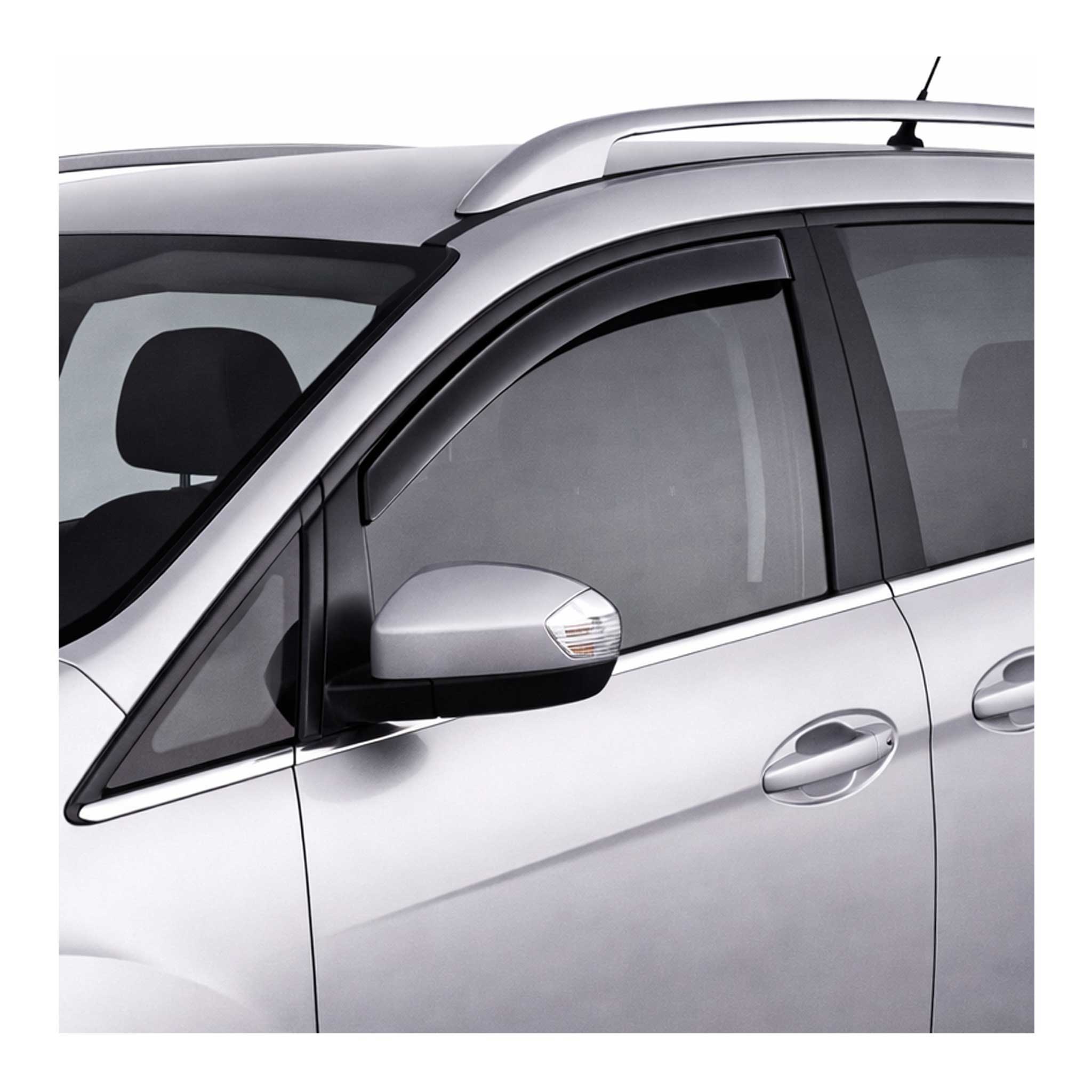 2013-2018 Ford C-Max Window Visor Vent Rain Deflector 2Pcs Smoke