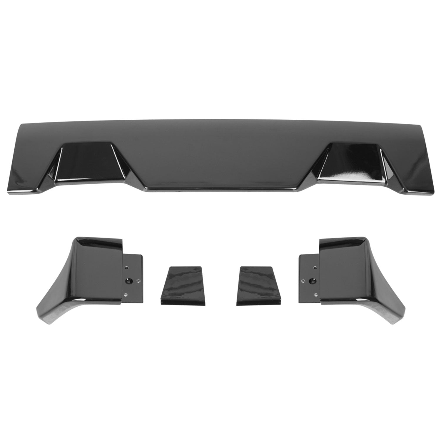 2007-2013 Toyota Tundra Rear Roof Glossy Black Truck Spoiler Wing Kit