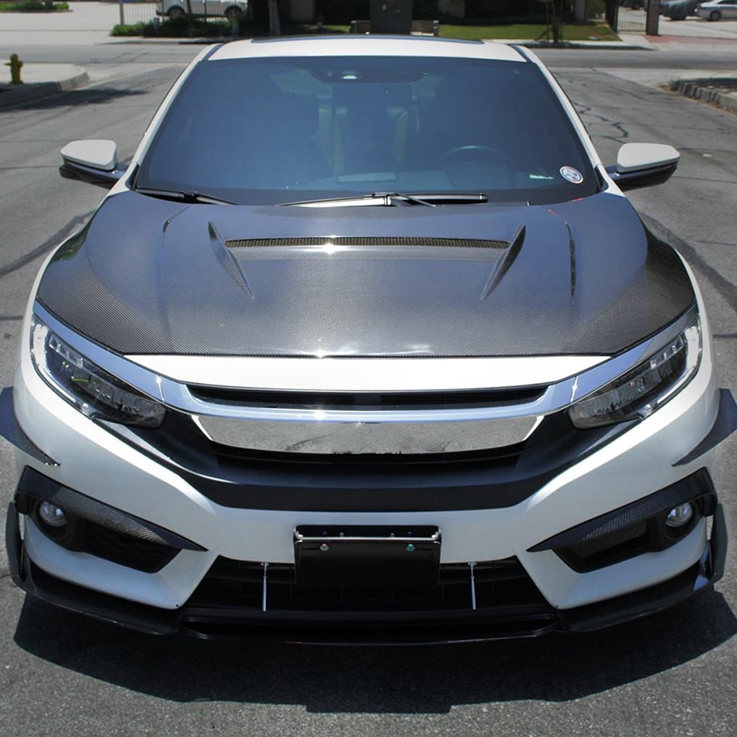 2016-2018 Honda Civic Sedan Polypropylene Bumper Lip Splitter Spoiler