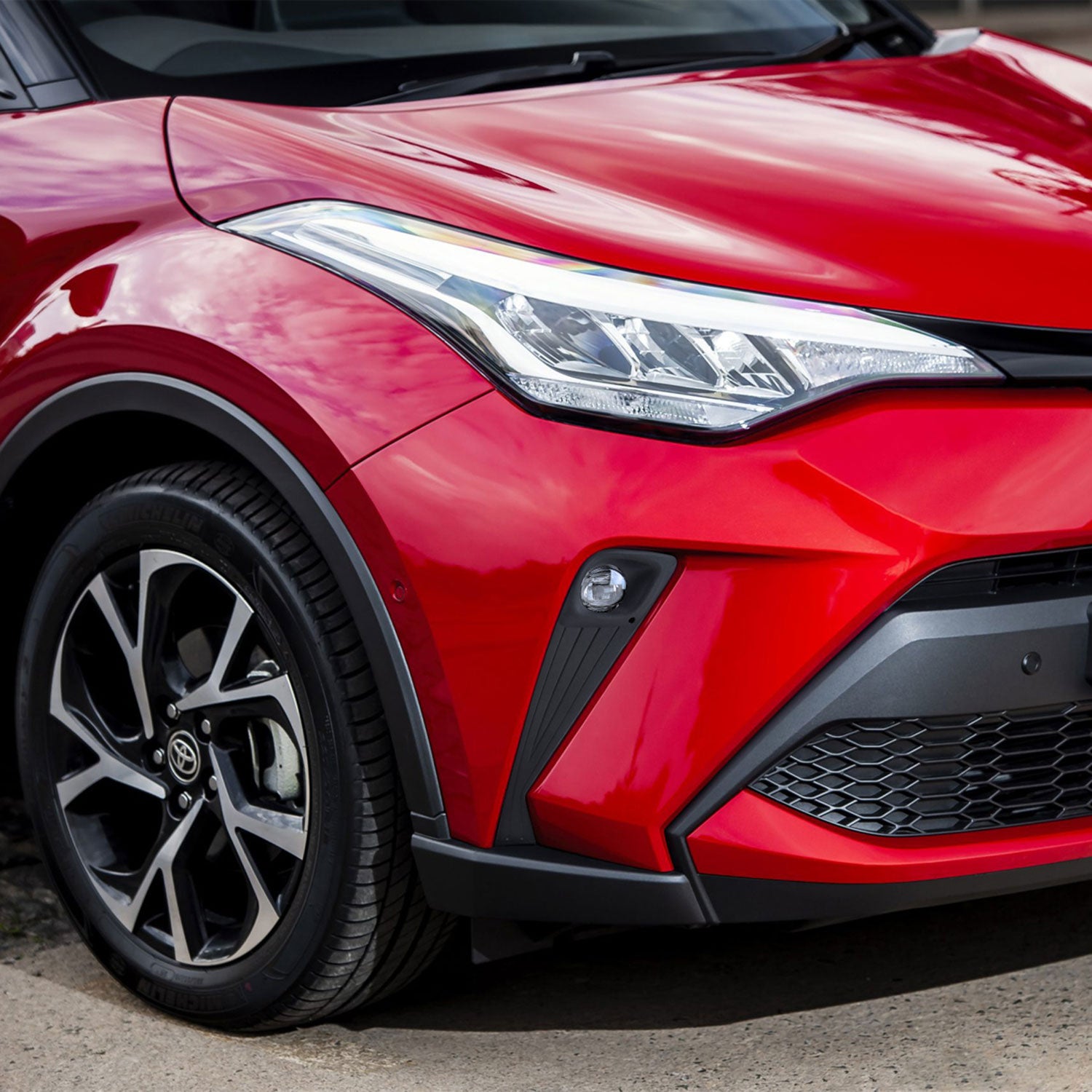 2020-2021 Toyota C-HR LED Fog Light Kit Chrome Housing/Clear Lens