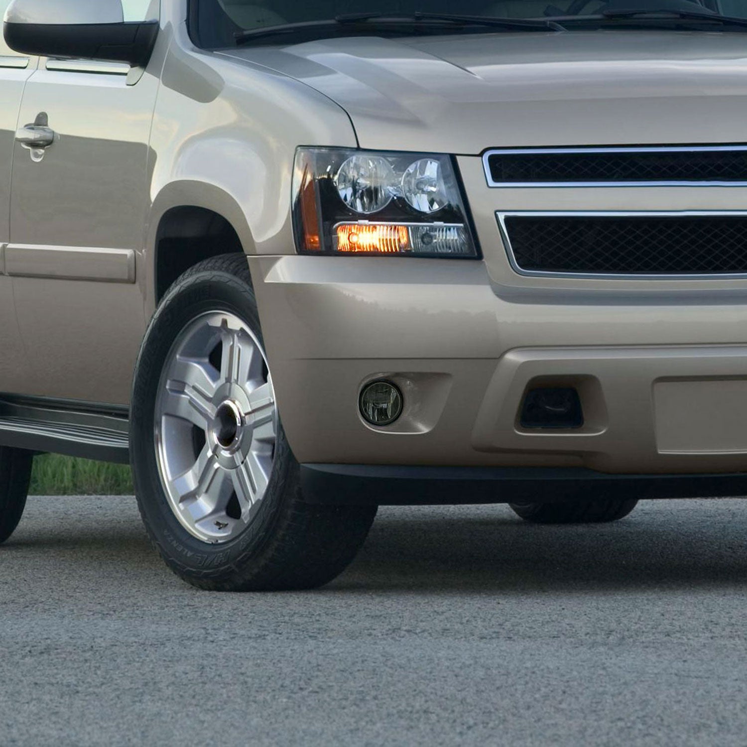 2007-2014 GMC Yukon/ XL Chevy Suburban/Tahoe H16 Fog Lights Kit Chrome/Smoke