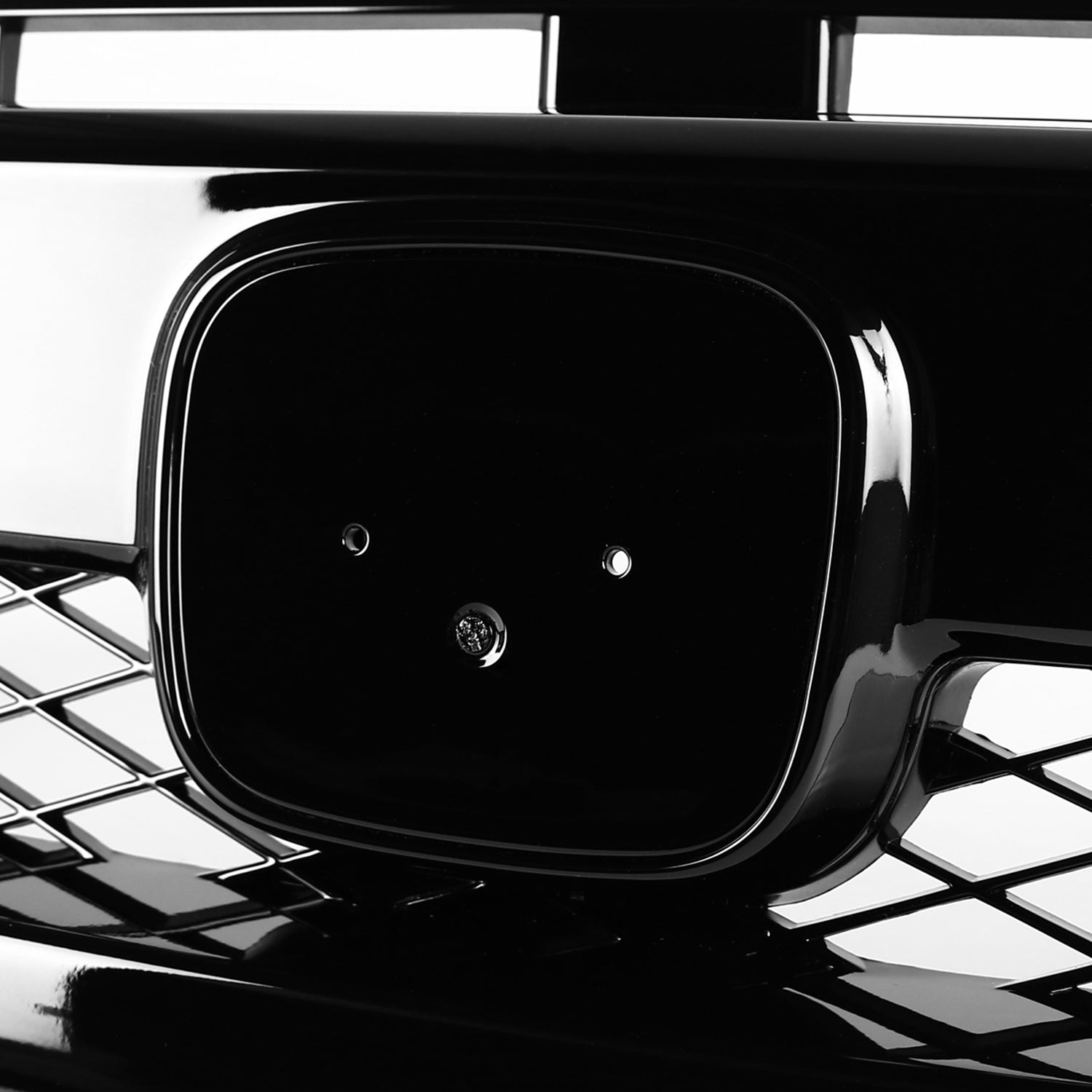 2016-2018 Honda Civic FK8 TR Style Glossy Black ABS Mesh Grille w/ Eyebrows