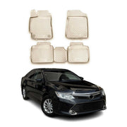2007-2011 Toyota Camry Floor Mats Liners Full Set All Weather Beige