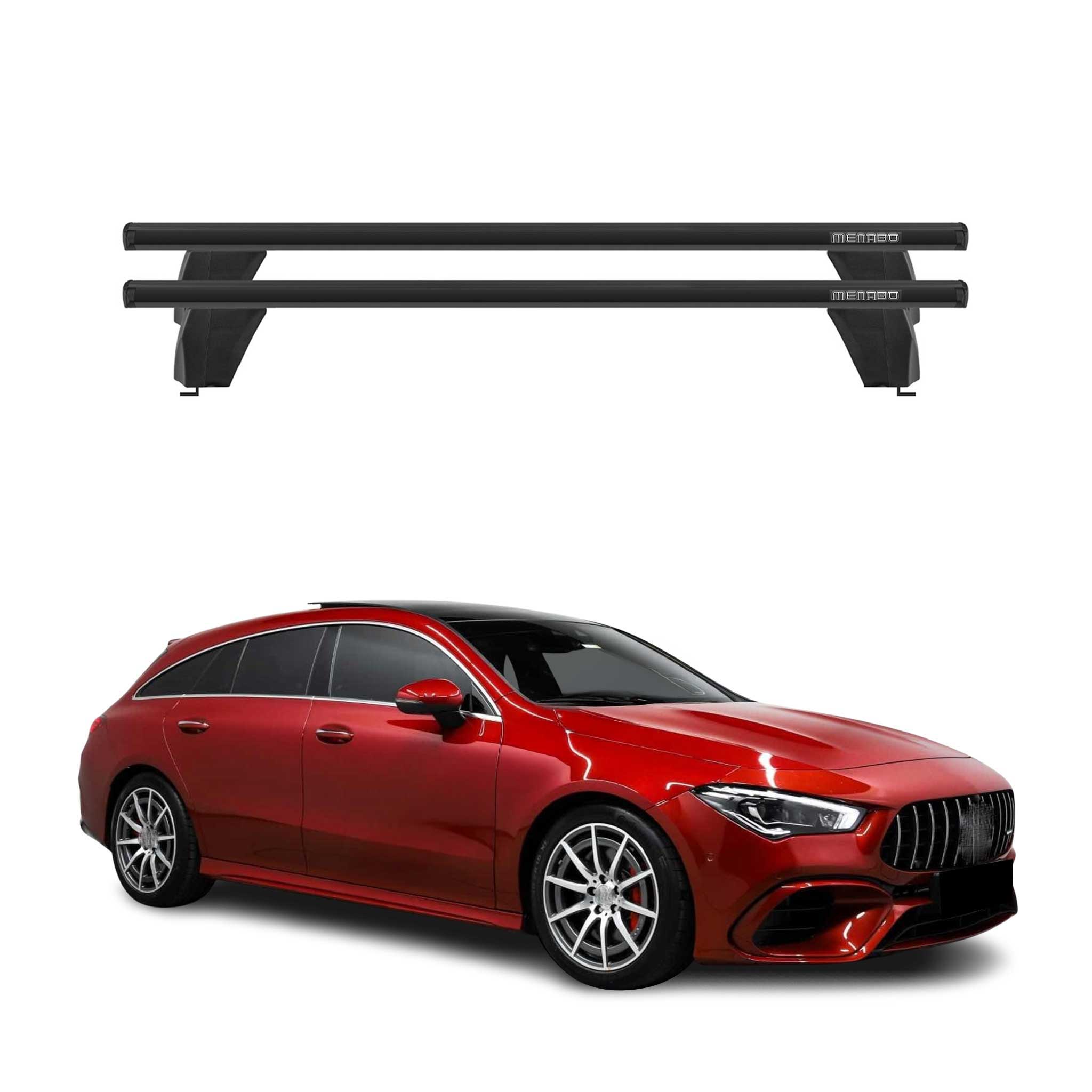 2020-2025 Mercedes CLA Shooting Brake X118 Roof Rack Cross Bars Black