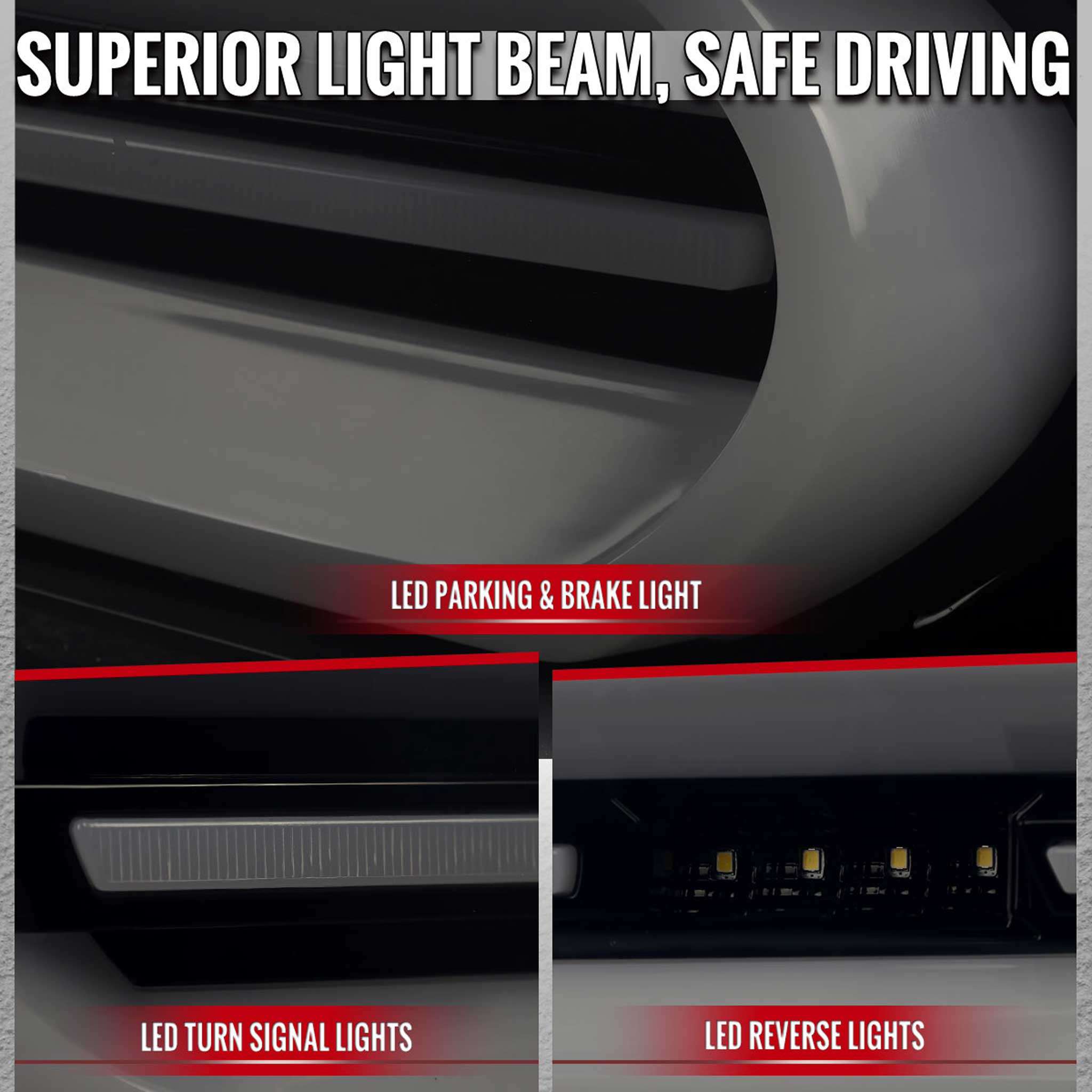For Chevrolet Camaro 2016-2018 Full LED Tail Light Sequential Signal For OE LED