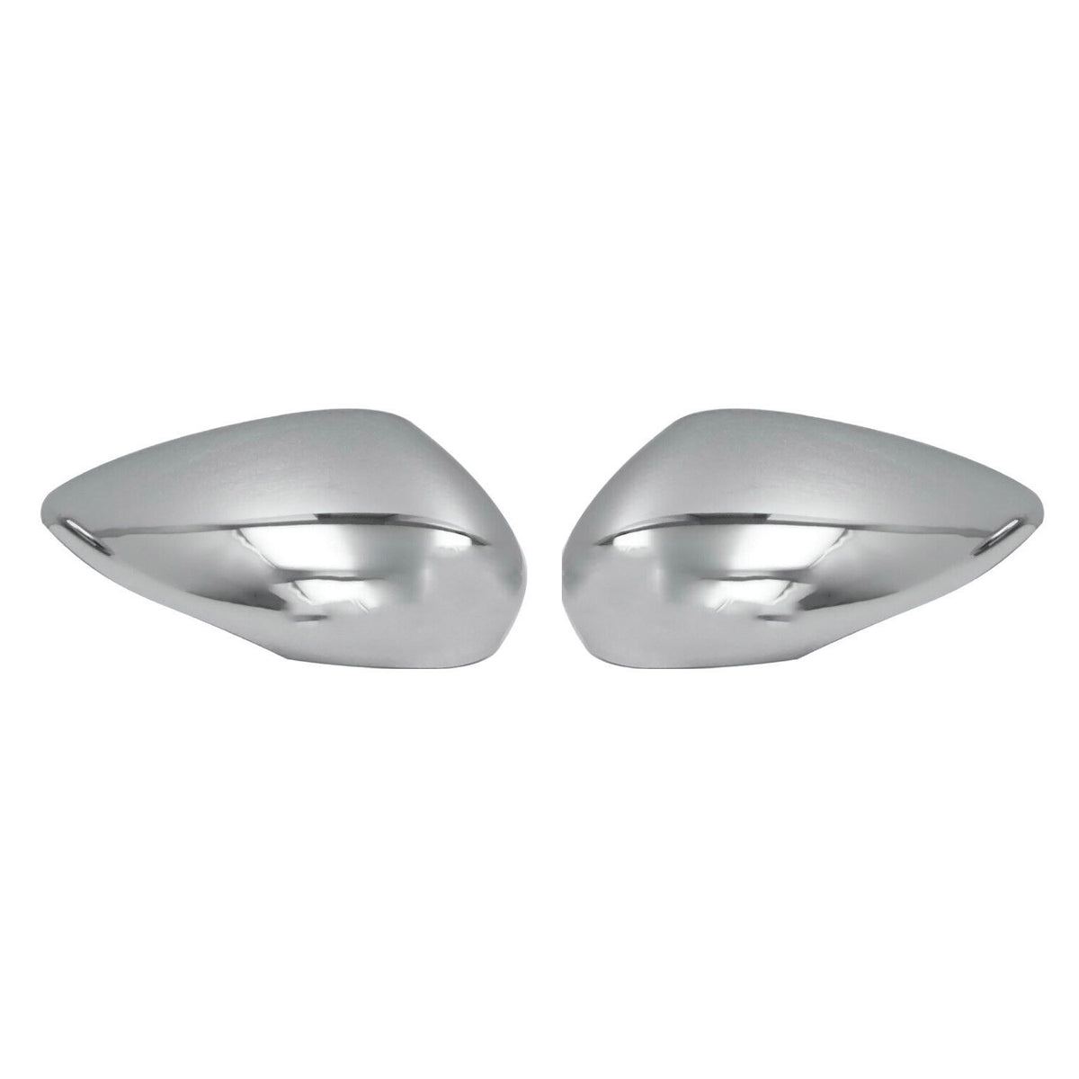 2011-2019 Ford Fiesta / B-Max Side Mirror Cover Caps Chrome Stainless Steel Silver 2Pcs