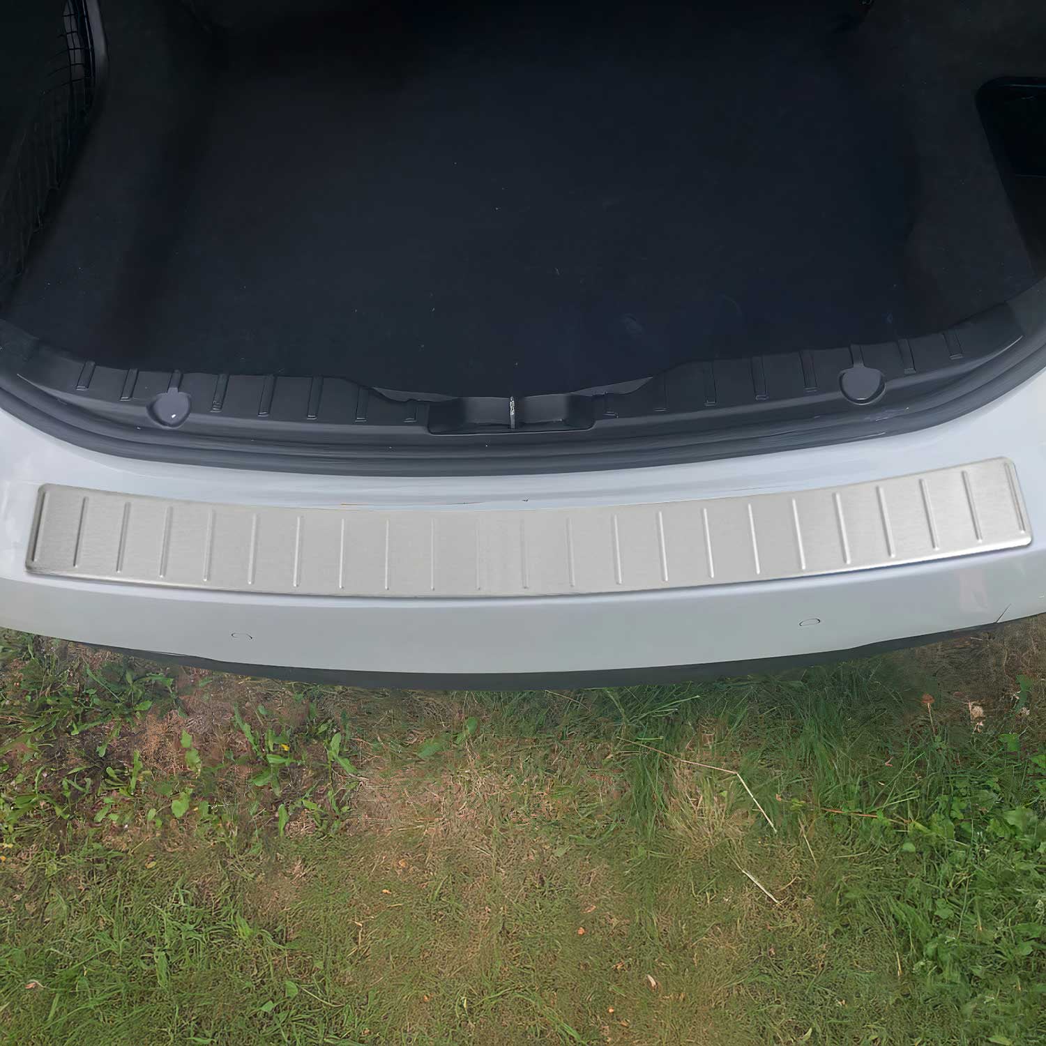 2010-2016 BMW 5 Series F10 Sedan Rear Bumper Sill Cover Guard Stainless Steel Brushed
