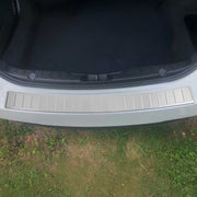 2010-2016 BMW 5 Series F10 Sedan Rear Bumper Sill Cover Guard Stainless Steel Brushed