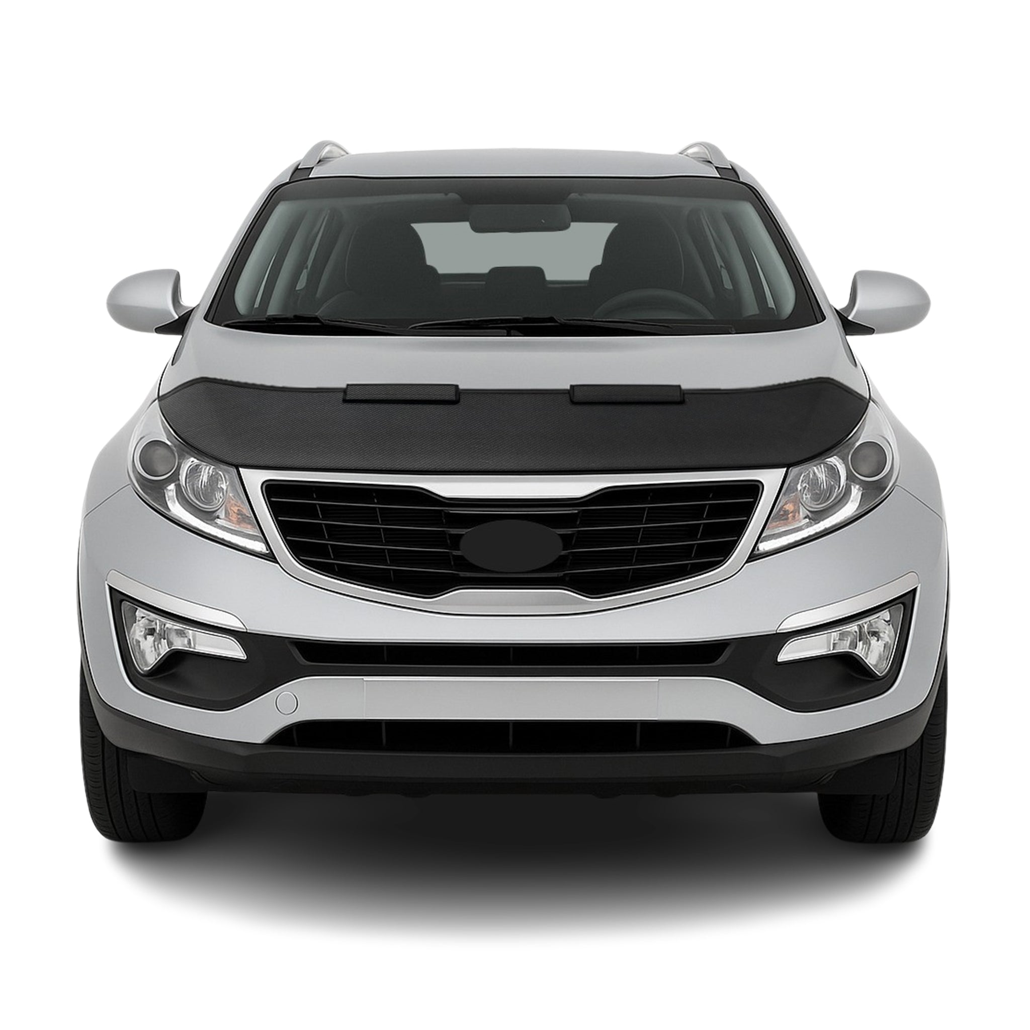 2011-2016 Kia Sportage Car Bonnet Mask Hood Bra Carbon Black 1 Pc