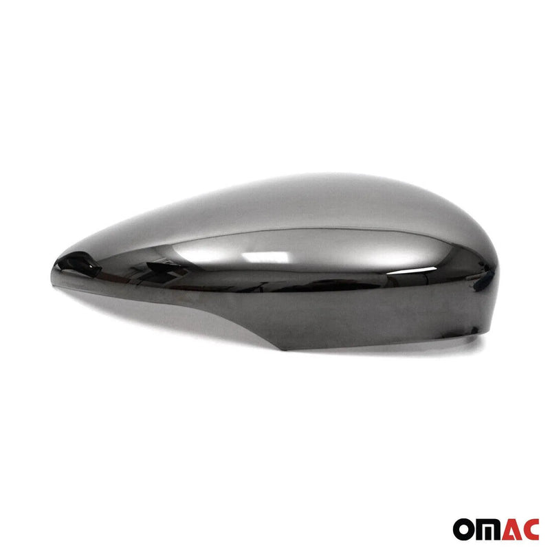 Side Mirror Cover Caps Fits Ford Fiesta / B-Max 2011-2019 Dark 2 Pcs - OMAC USA