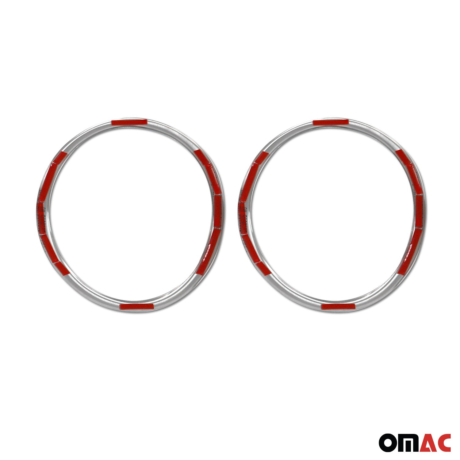 2007-2015 Smart ForTwo Radio Button Switch Seal Washer Trim Stainless Steel 2 Pcs