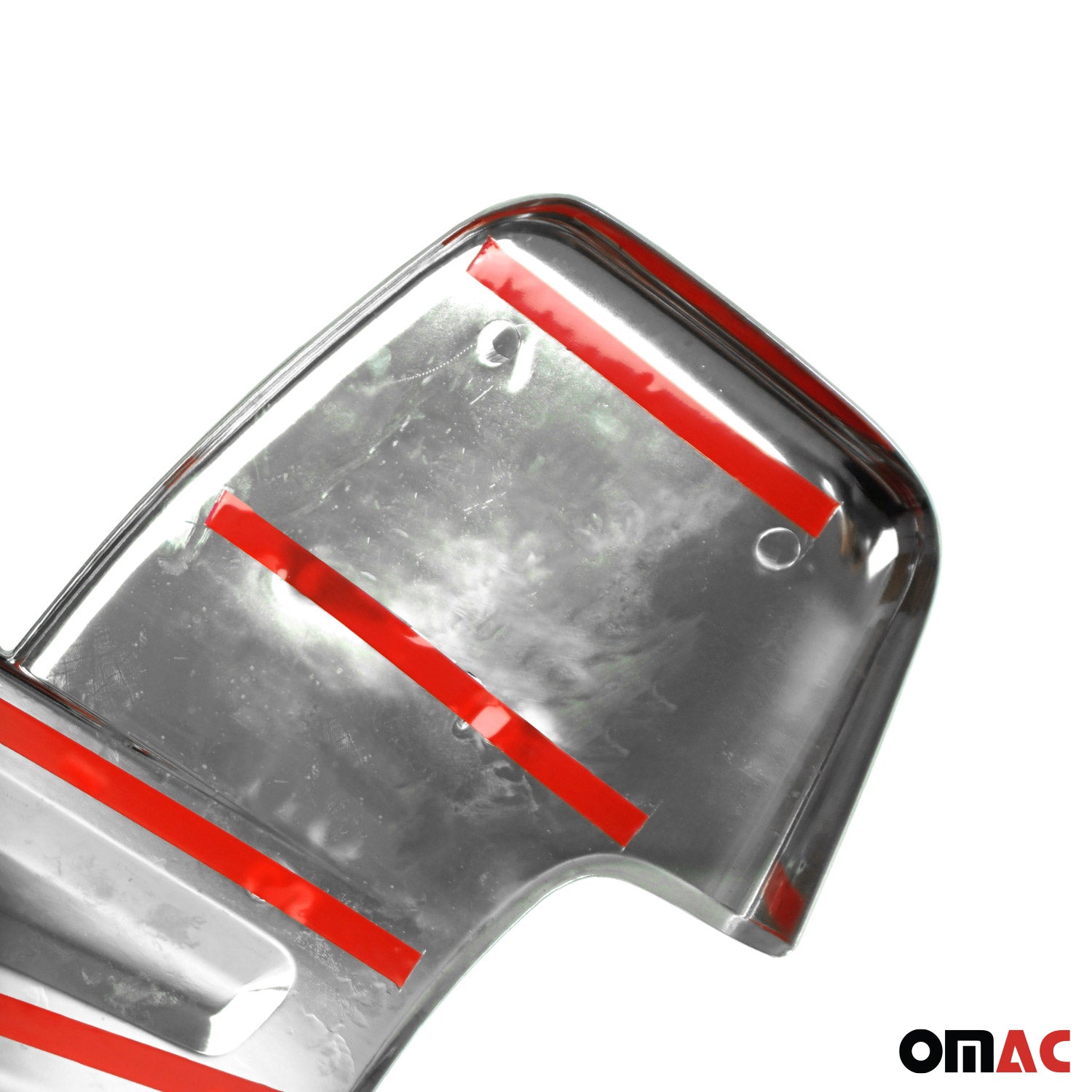 2015-2025 Ford Transit Side Mirror Cover Caps Matt Stainless Steel 2 Pcs