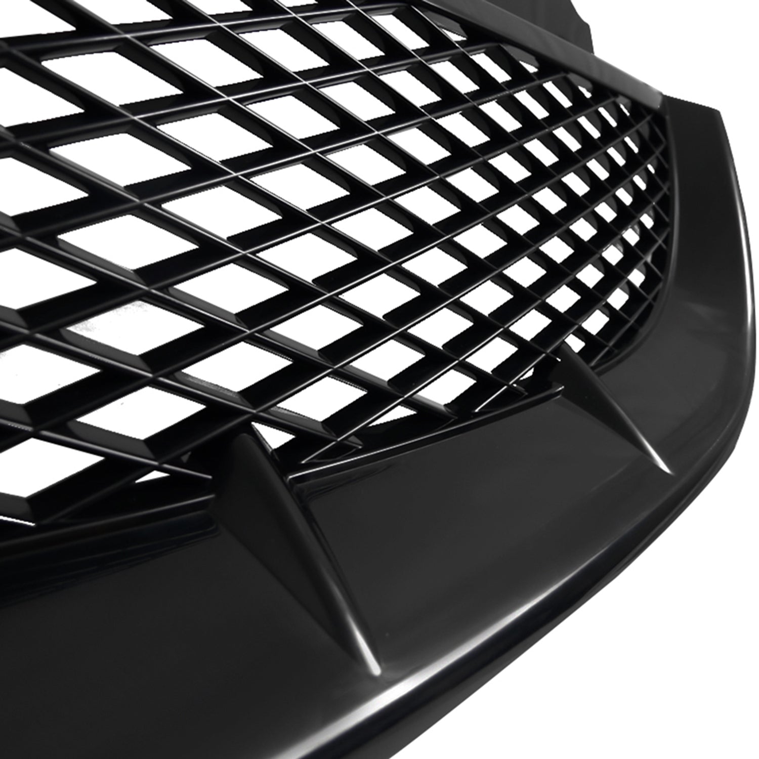 2004-2005 Honda Civic Coupe/Sedan TR Style Black ABS Mesh Grille