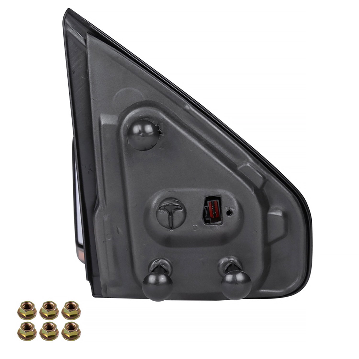 2007-2014 Ford F-150 Chrome Heated Side Mirror Amber Turn &Puddle Light Driver