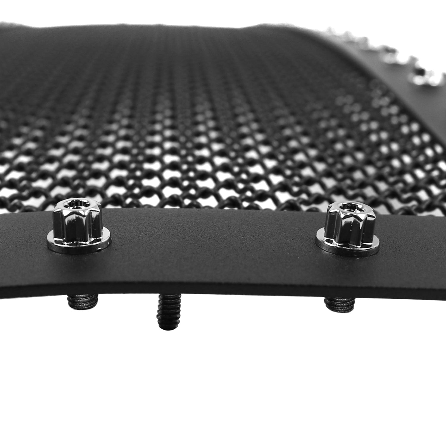2007-2013 GMC Sierra 1500 NBS Rivet Style Black S.Steel Mesh Grille Insert