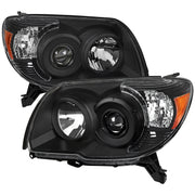 2006-2009 Toyota 4Runner SR5 Limited Projector Headlights Matt Black/Clear