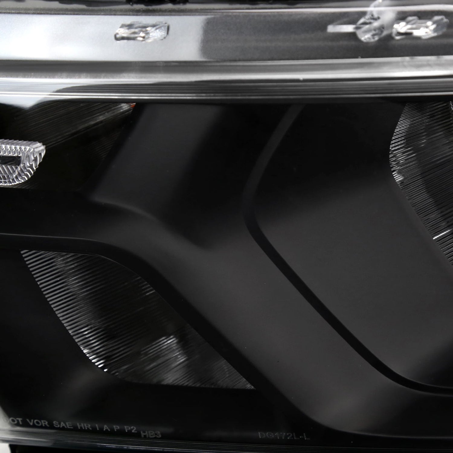 2019-2024 Dodge RAM 1500 Factory Headlights Amber Reflectors Matt Black