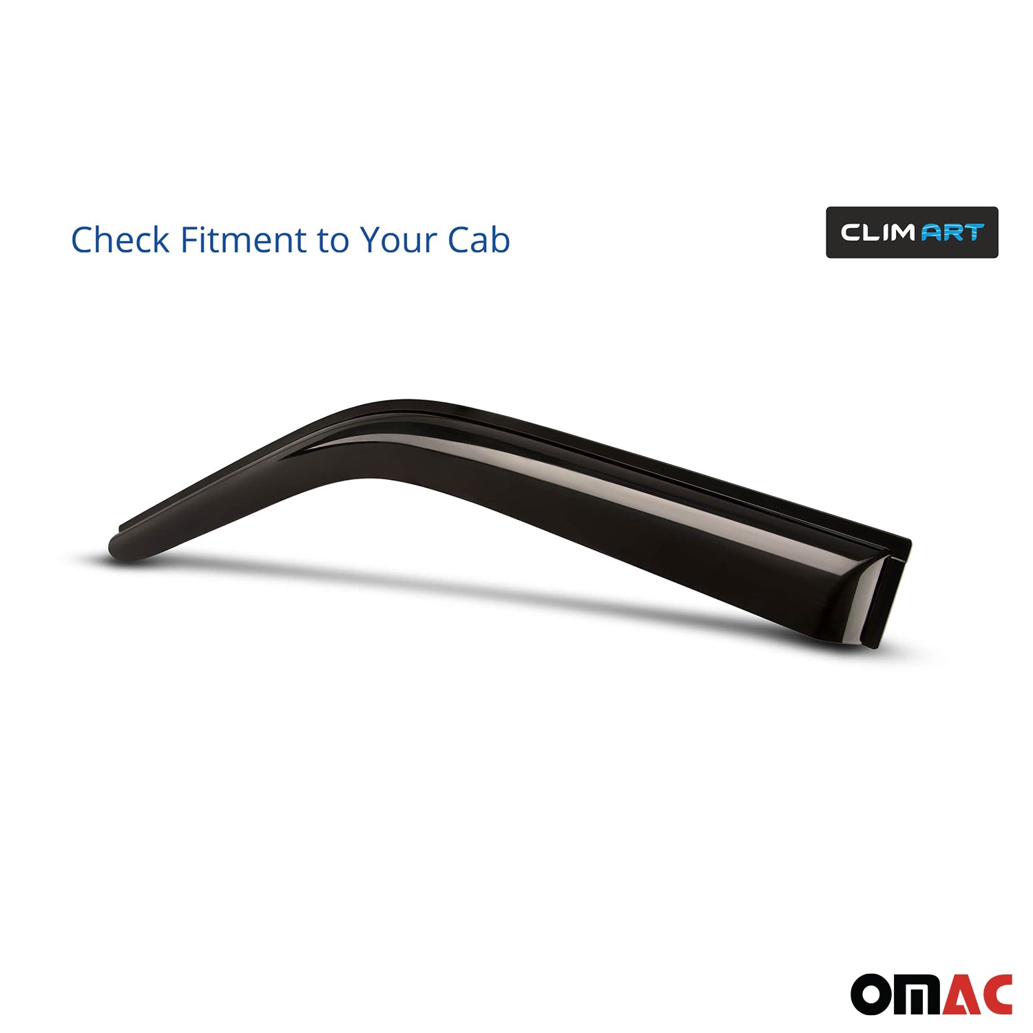 Clim Art Wind Deflectors for Chevrolet Avalanche 2007-2013 Shatterproof Smoke 2x