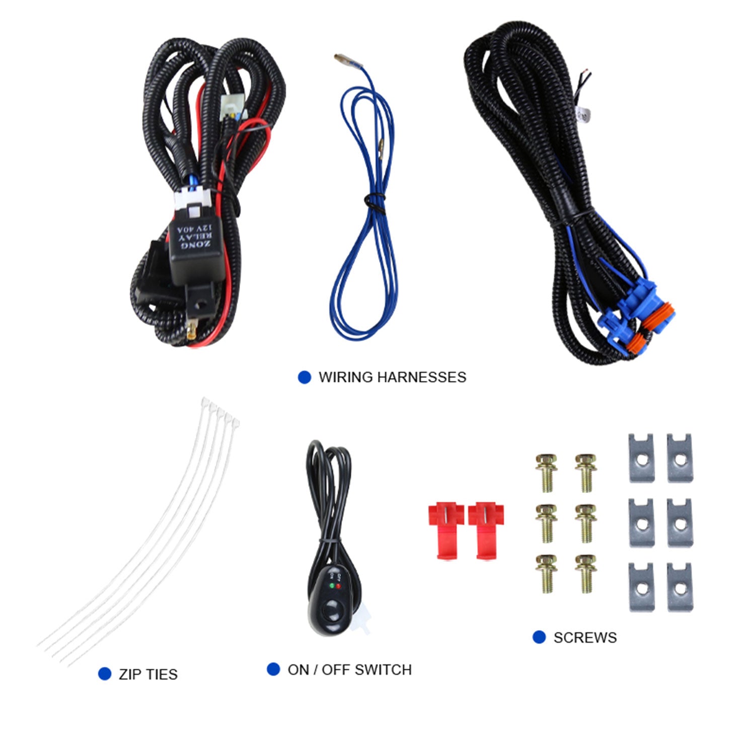 2013-2018 Dodge RAM 1500 9006 Fog Lights Kit Chrome Housing/Smoke Lens