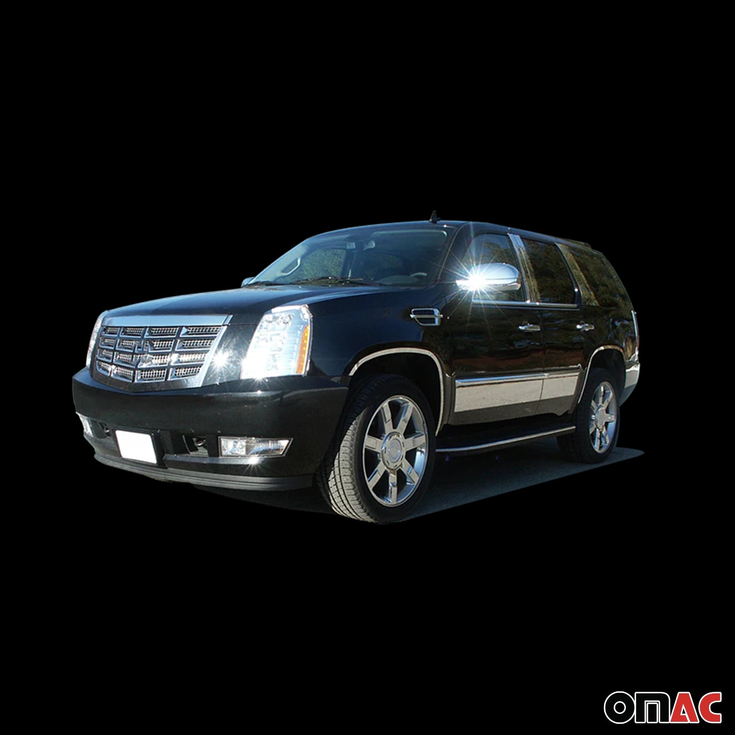 2002-2006 Cadillac Escalade Stainless Gas Cap Door Trim 1Pc