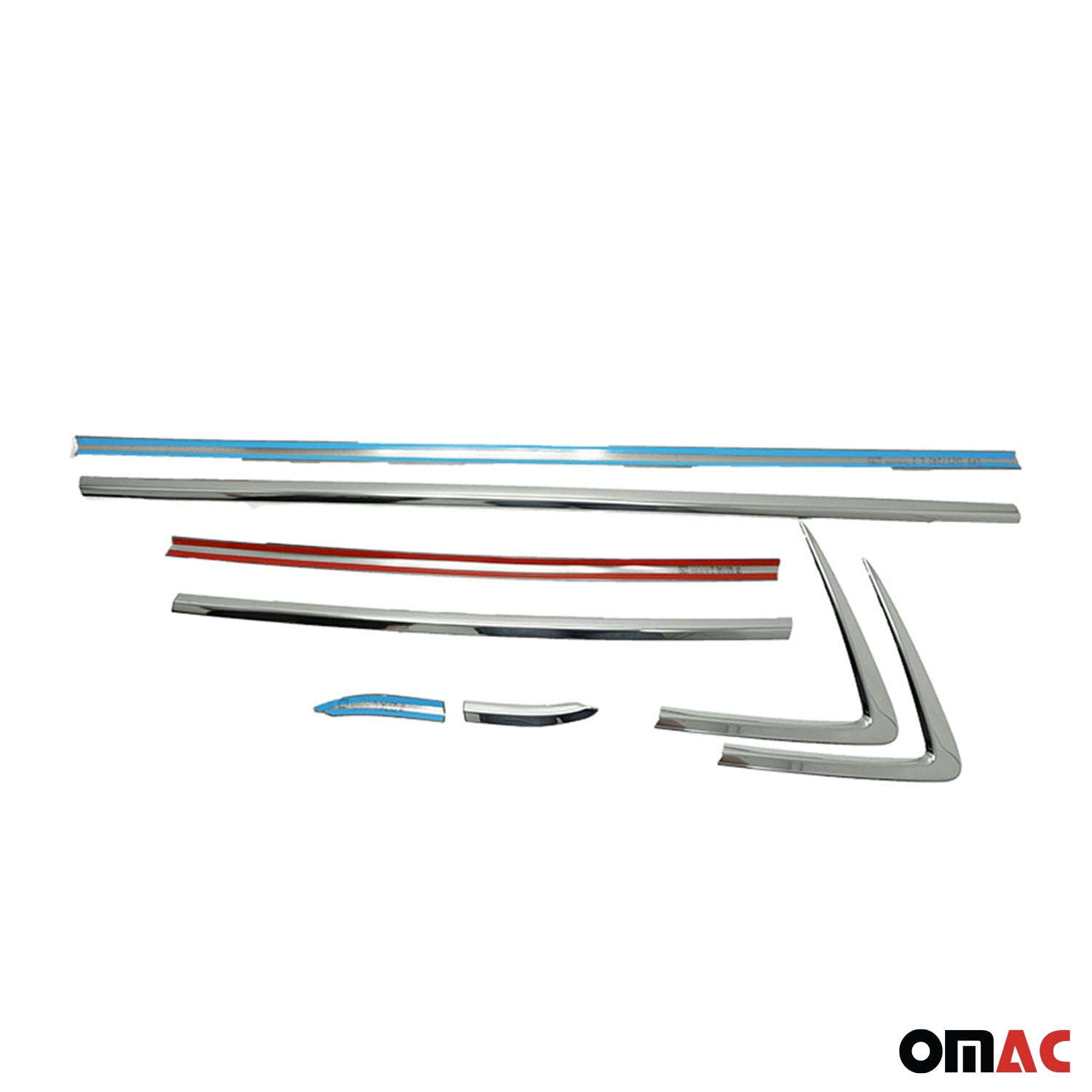 2013-2016 Buick Encore Window Molding Trim Streamer Stainless Steel Silver 8 Pcs