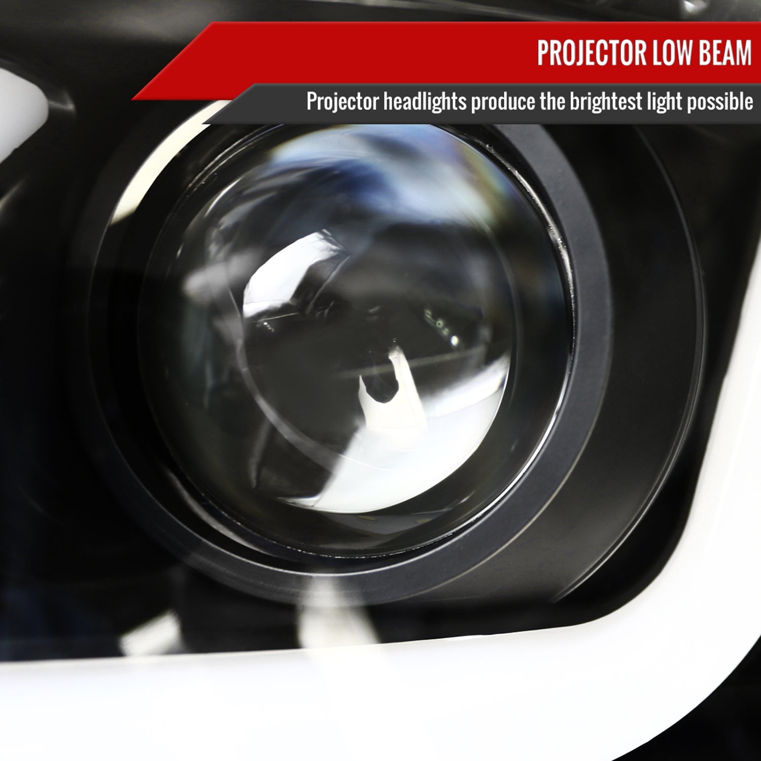 2015-2020 GMC Yukon/Yukon XL LED U-Bar Headlights LED Signal Lights Black